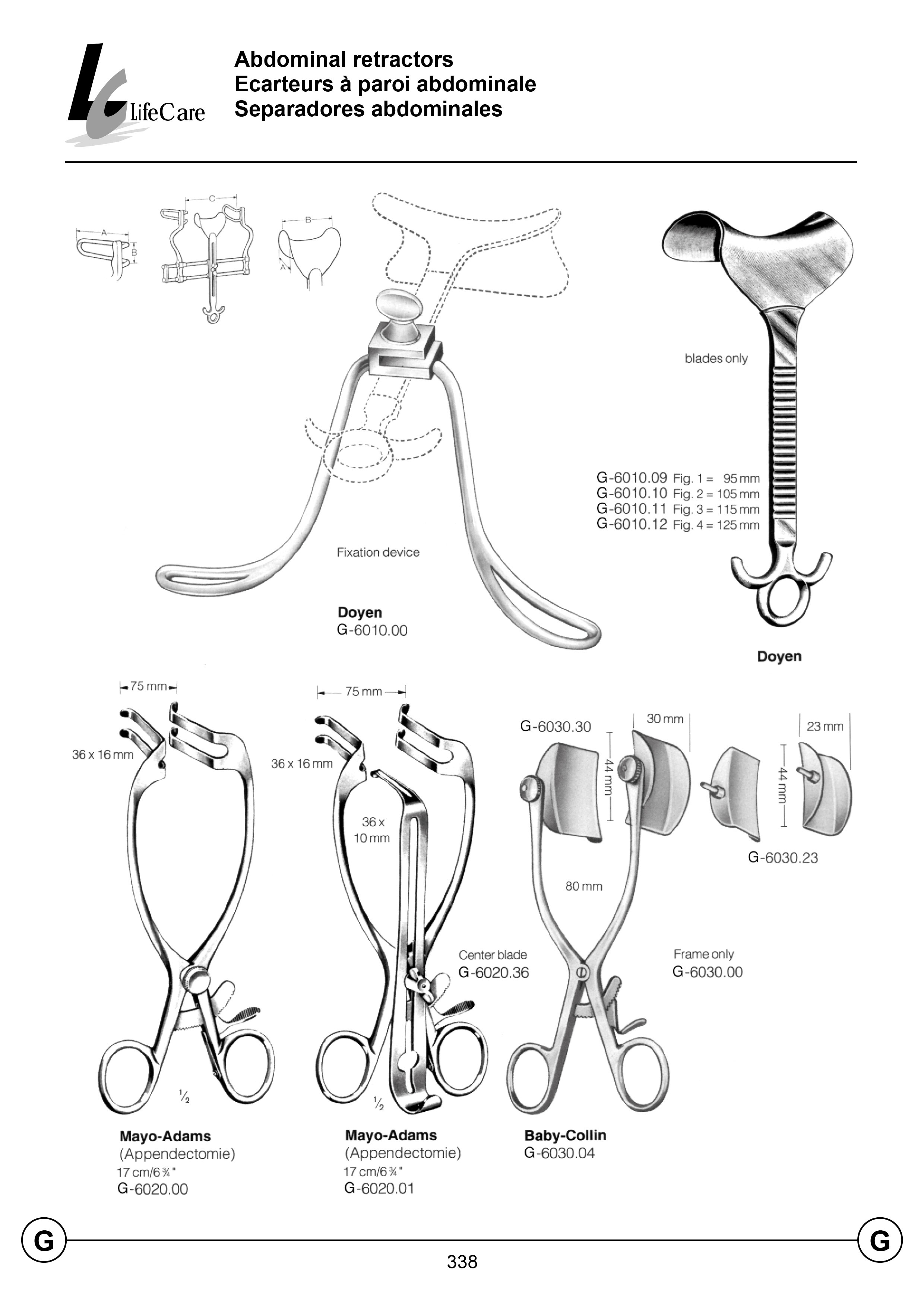 Lifecare Self Retaining Abdominal Retractor